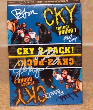 Brandon Novak CKY 2-PACK Autographed DVD