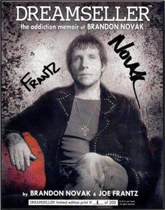 Limited Edition Brandon Novak / Joe Frantz 8" x 10" Framed Glossy Photo B+W