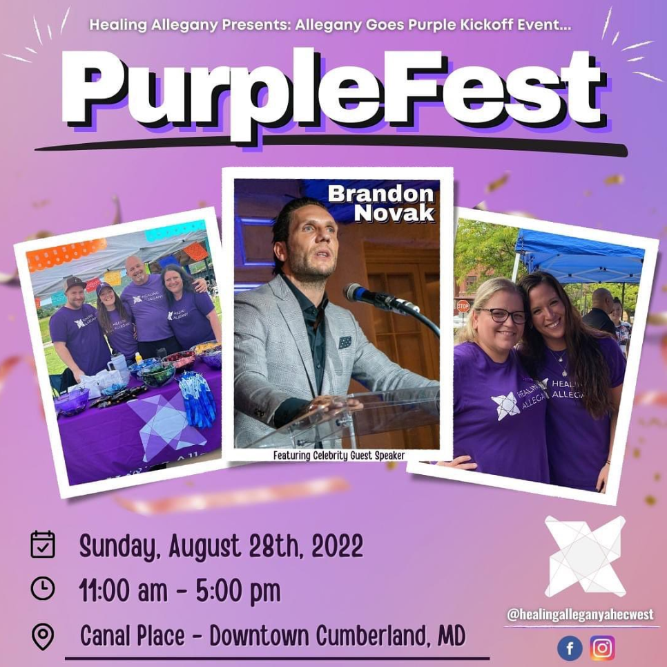 Healing Allegany Presents: Allegany Goes Purple Kickoff Event...